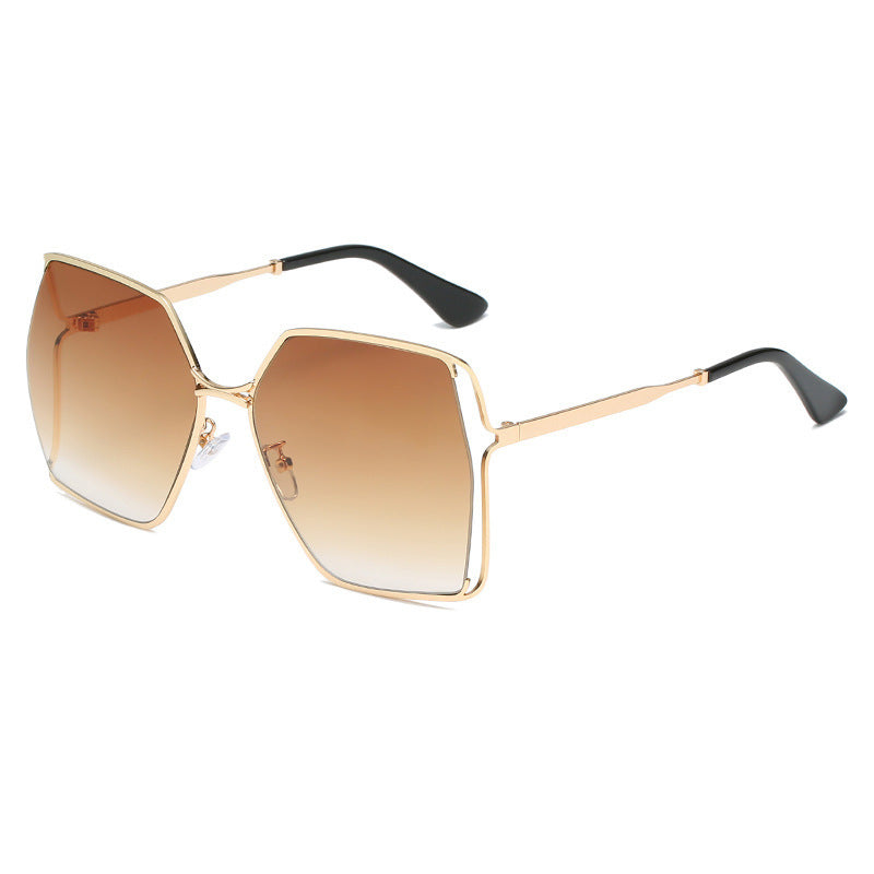 Fashion Large Frame Women's Fashion Gradient Sunglasses