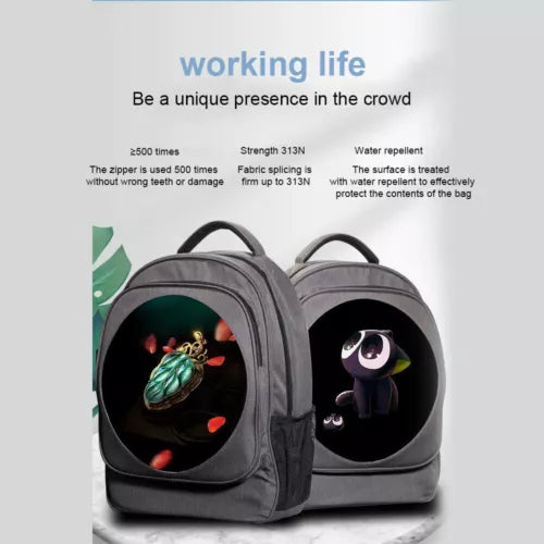 Holographic Backpack LED