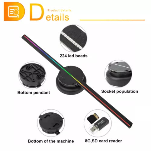 3D 1080P LED Holographic